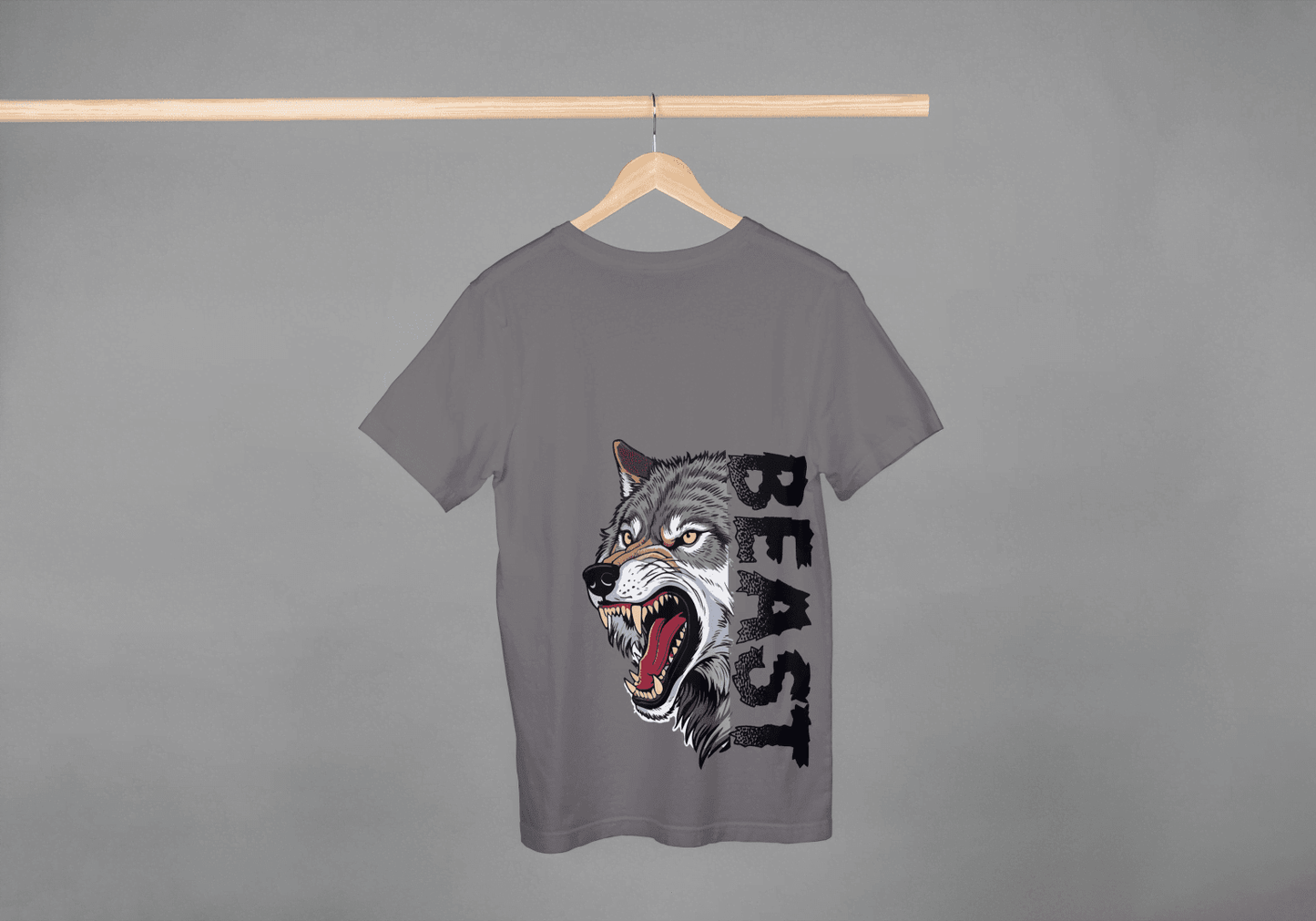 Wolf Beast: Animal Spirit Bold Tee - Essentia Attire