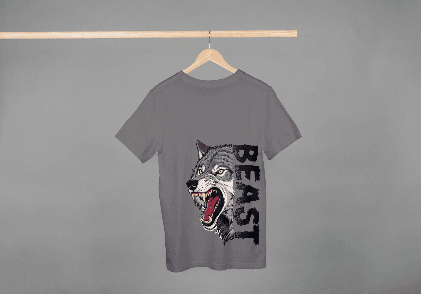 Wolf Beast: Animal Spirit Bold Tee - Essentia Attire