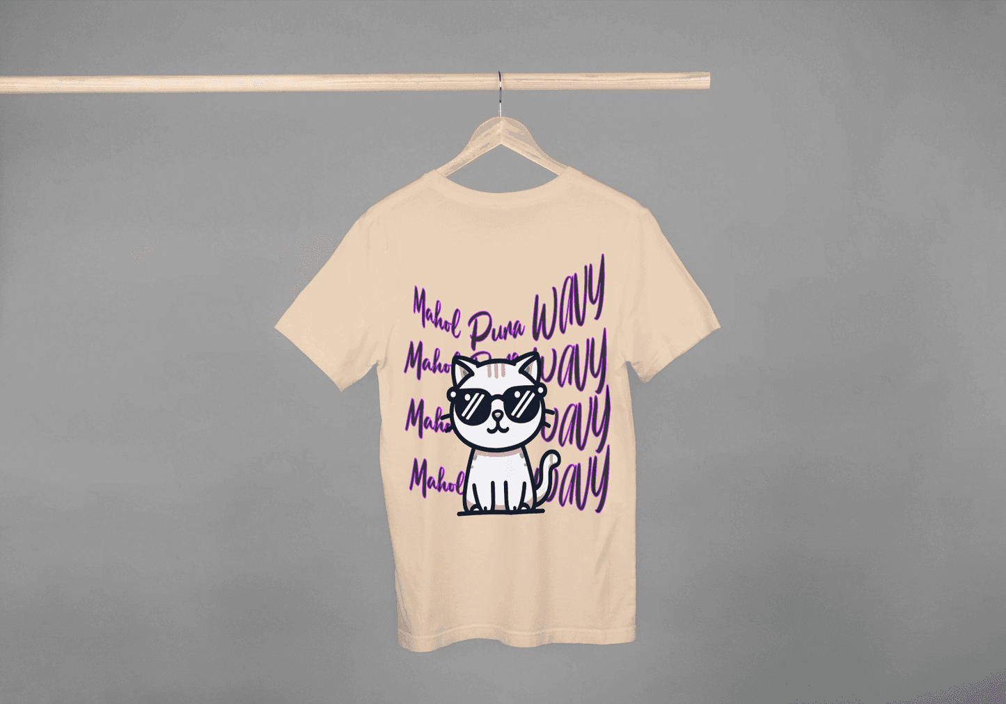 Mahol Pura Wavy: Cool Cat Tee - Essentia Attire