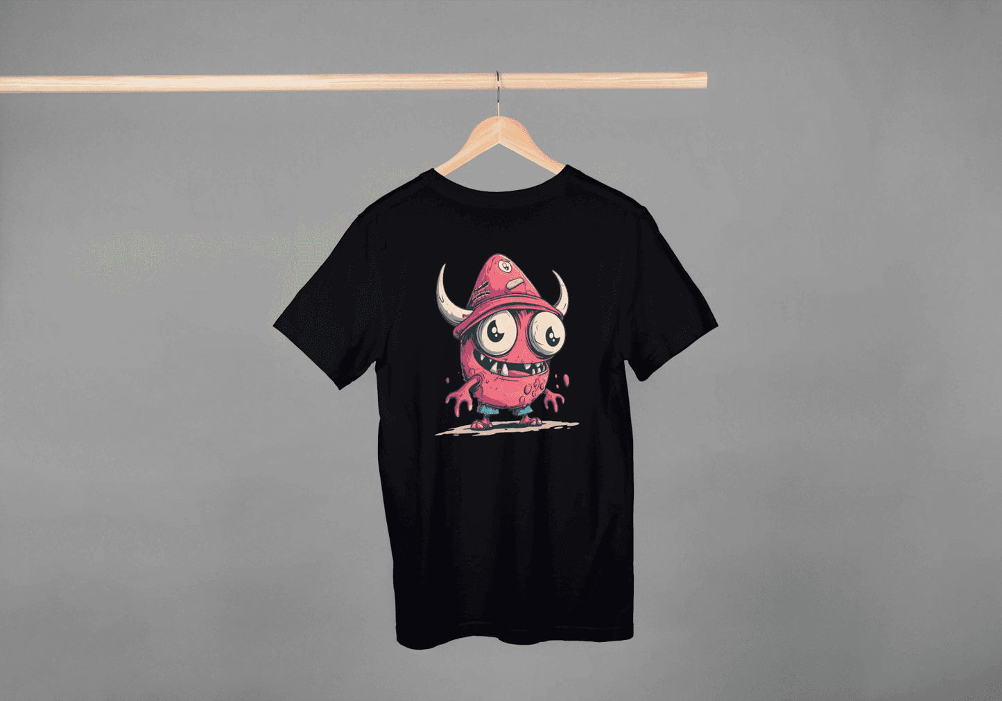 Cute One-Eyed Monster: Funny Alien Creature Tee - Essentia Attire
