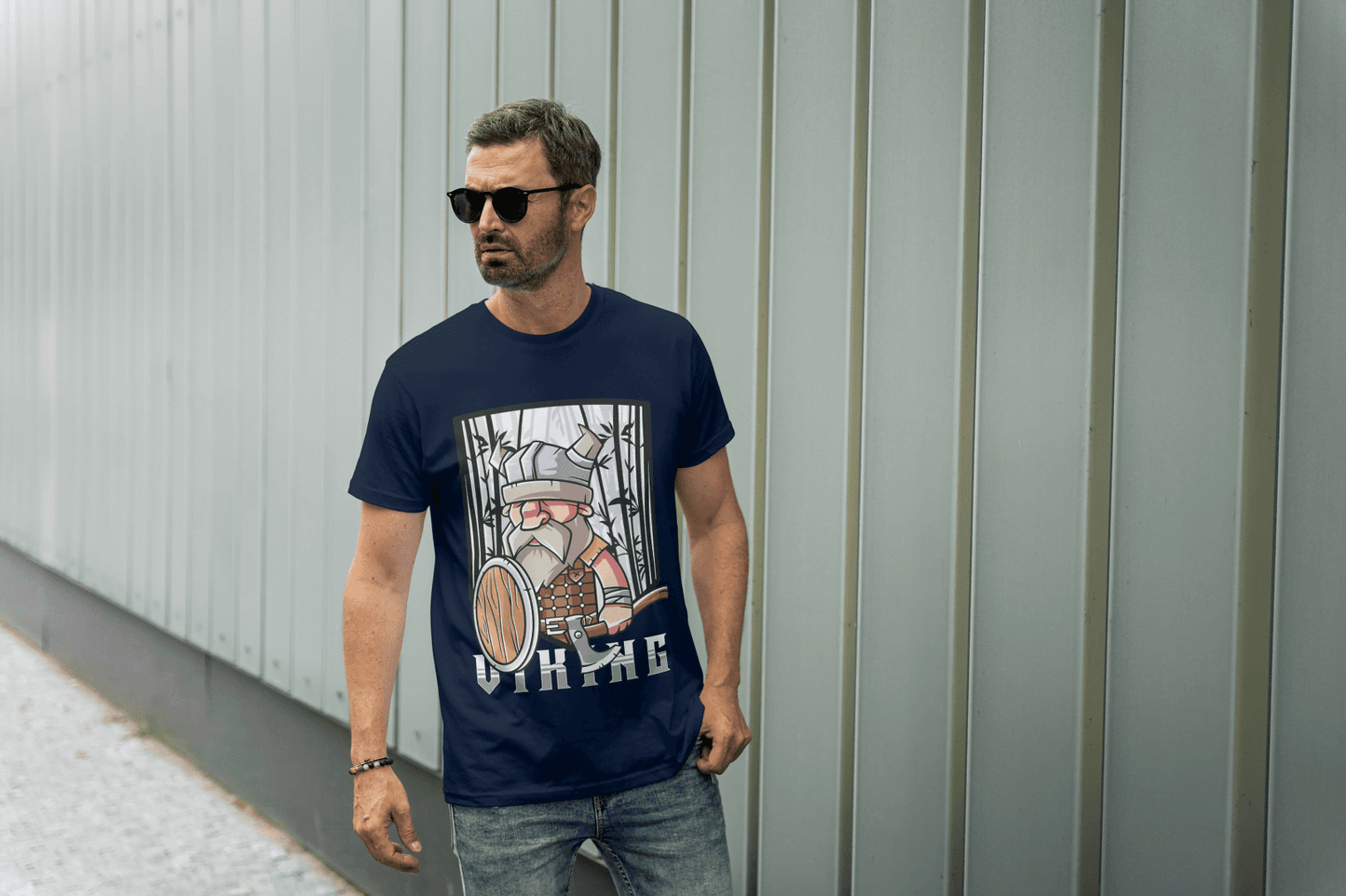 Little Viking" Graphic: Funny Historical Art Design - Essentia Attire