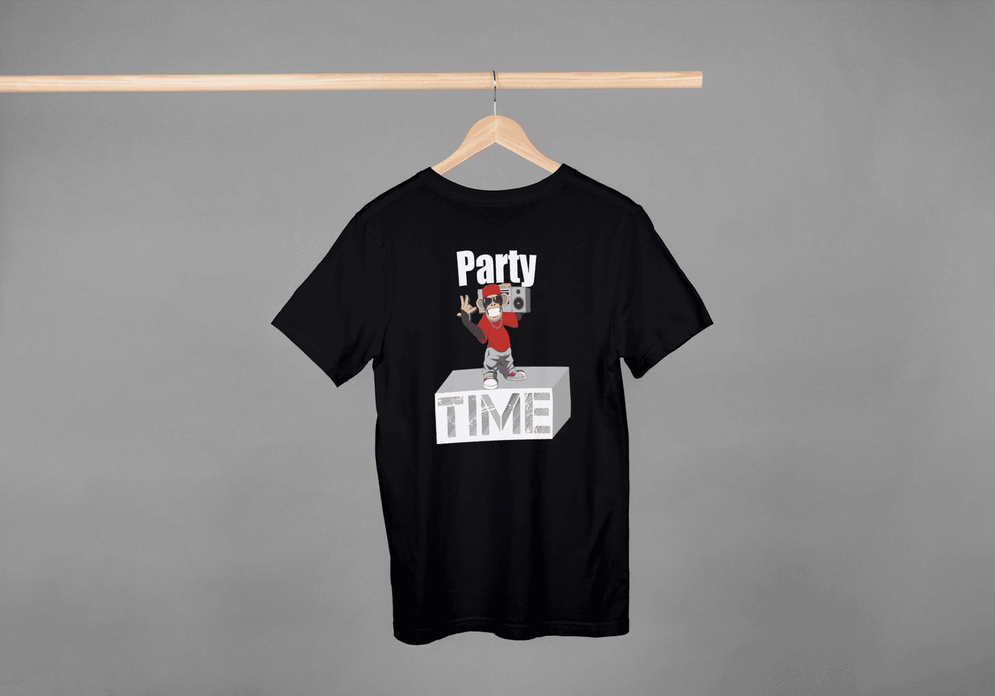 Party Time Boombox: Funky Monkey Tee - Essentia Attire
