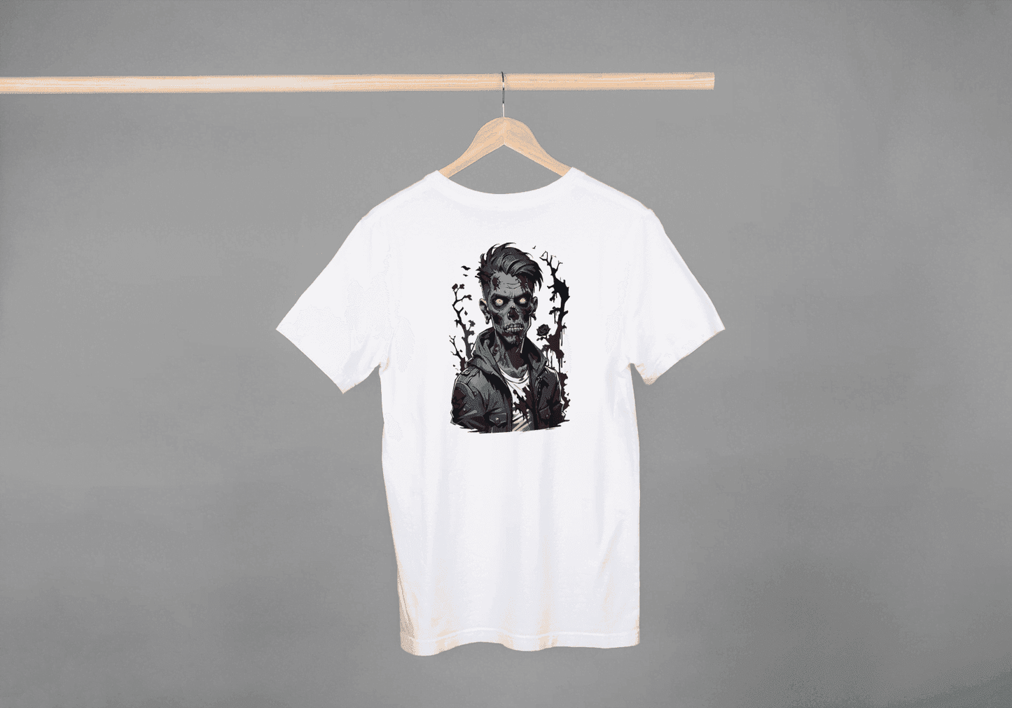 Edgy Hipster: Red Eye Zombie Tee - Essentia Attire