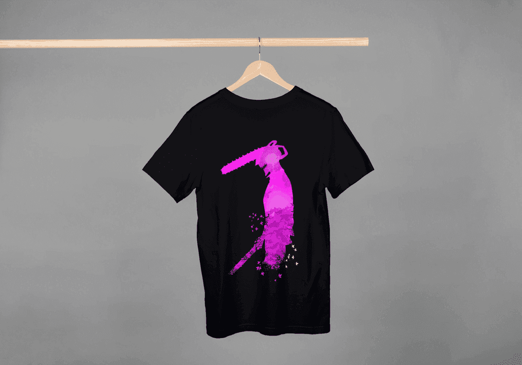 The Devil's Silhouette | Chainsaw Man Artistic Tee - Essentia Attire