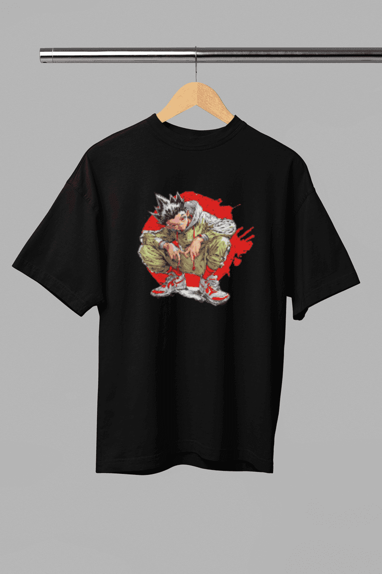 Hunter x Hunter | Killua Zoldyck Anime Manga Oversized T-Shirt - Essentia Attire