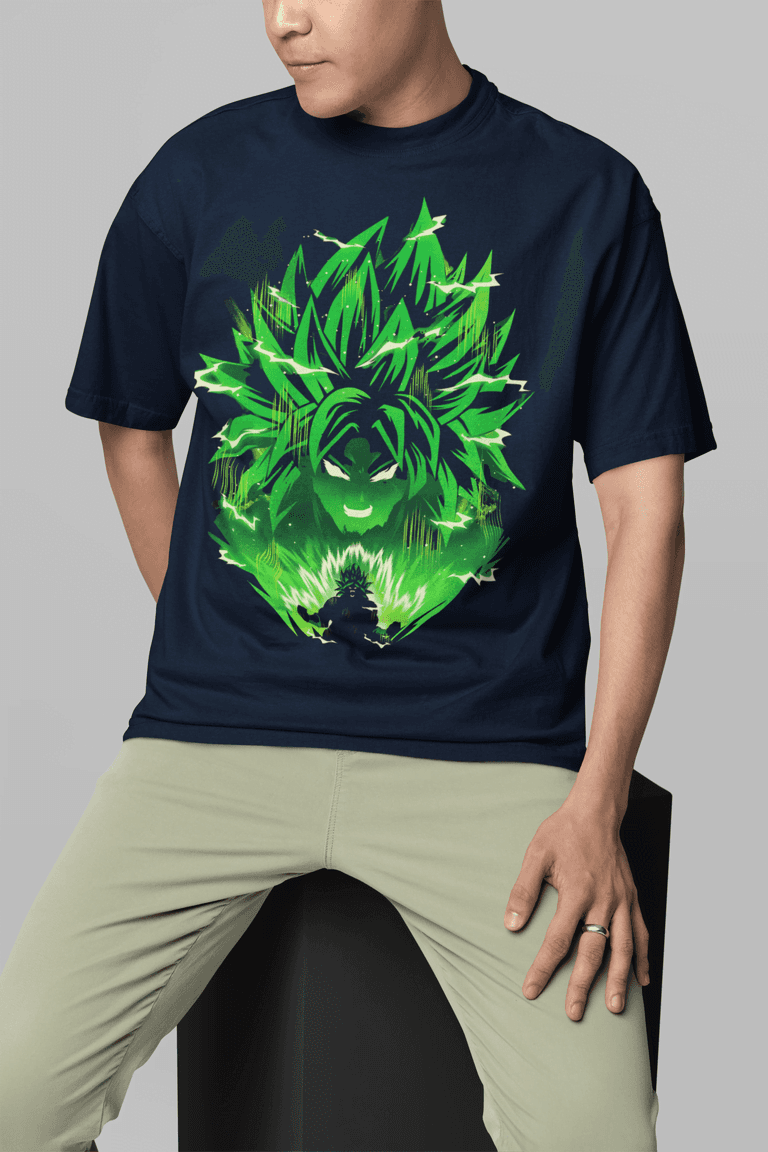 Broly Legendary Super Saiyan Oversized T-Shirt | Dragon Ball Z Anime