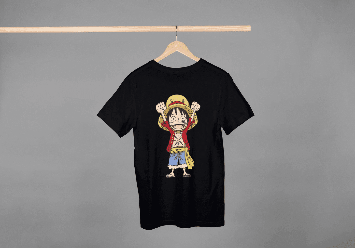 Onepiece Pirate Captain: Straw Hat Fan Tee - Essentia Attire