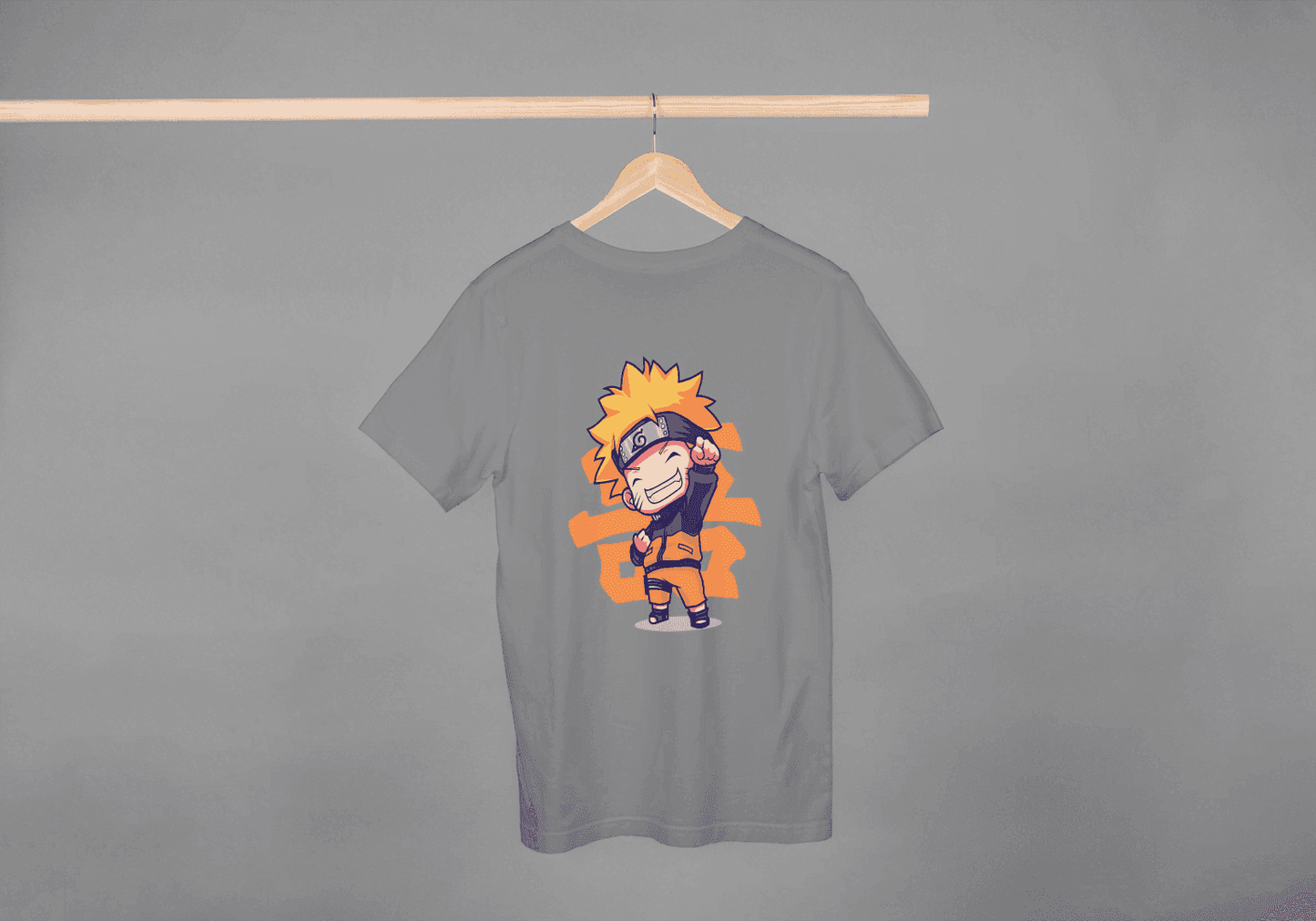 Chibi Naruto Ninja Hero: Japanese Fan Tee - Essentia Attire