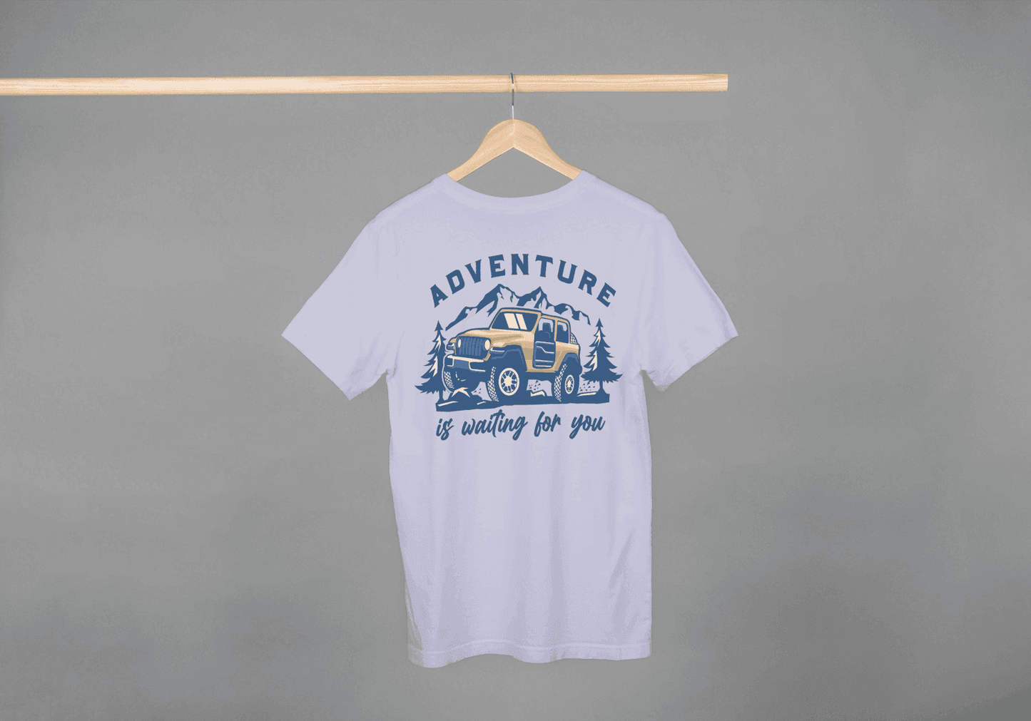 Adventure Is Waiting For You: Off-Road Explorer Tee - Essentia Attire