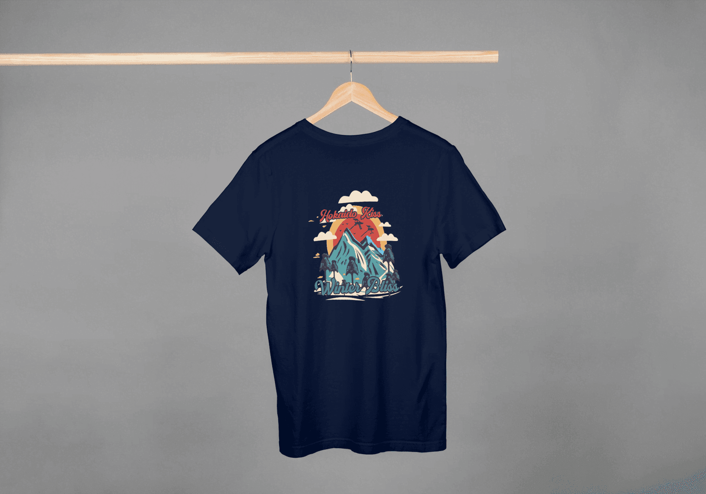 Mountain Vibes Nature's Bliss: Outdoor Scenic Tee - Essentia Attire