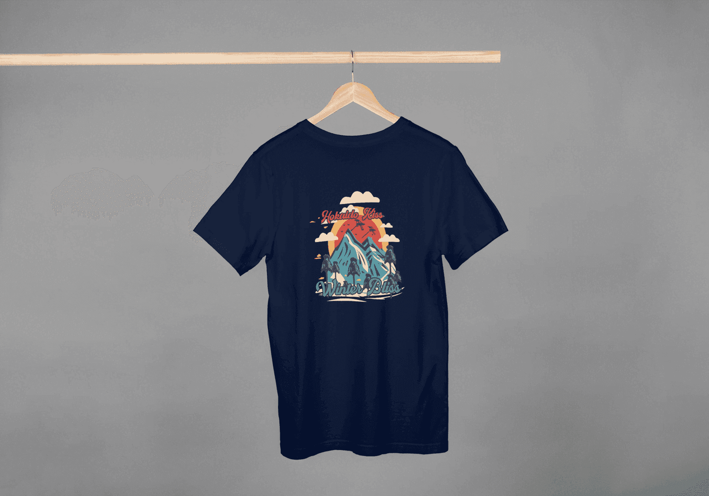 Mountain Vibes Nature's Bliss: Outdoor Scenic Tee - Essentia Attire