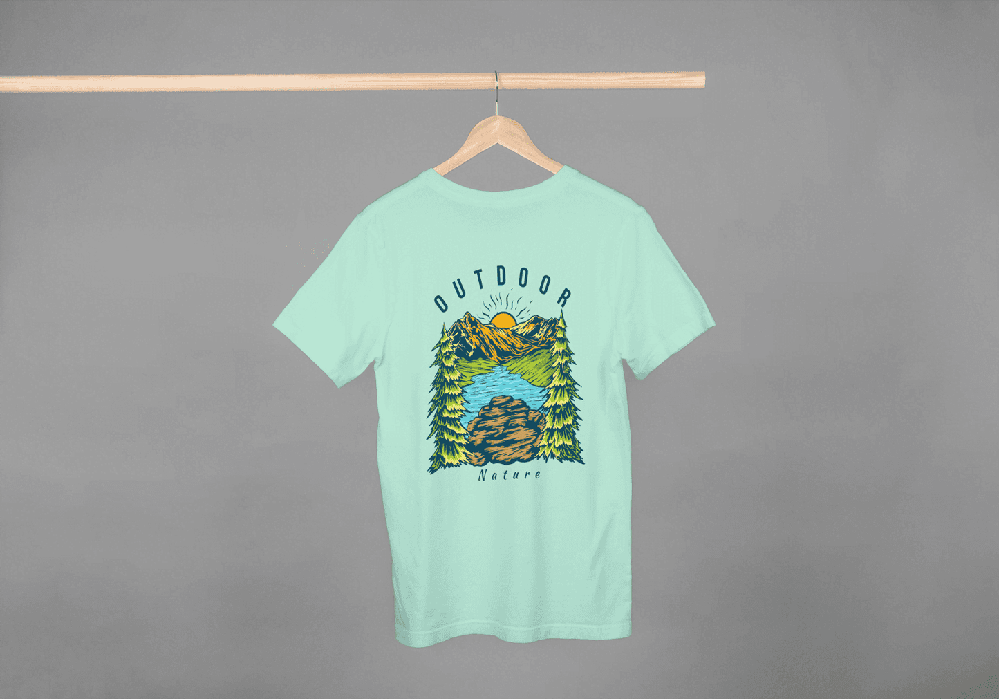 Outdoor Nature Mountain Landscape: Adventure Seeker Tee - Essentia Attire