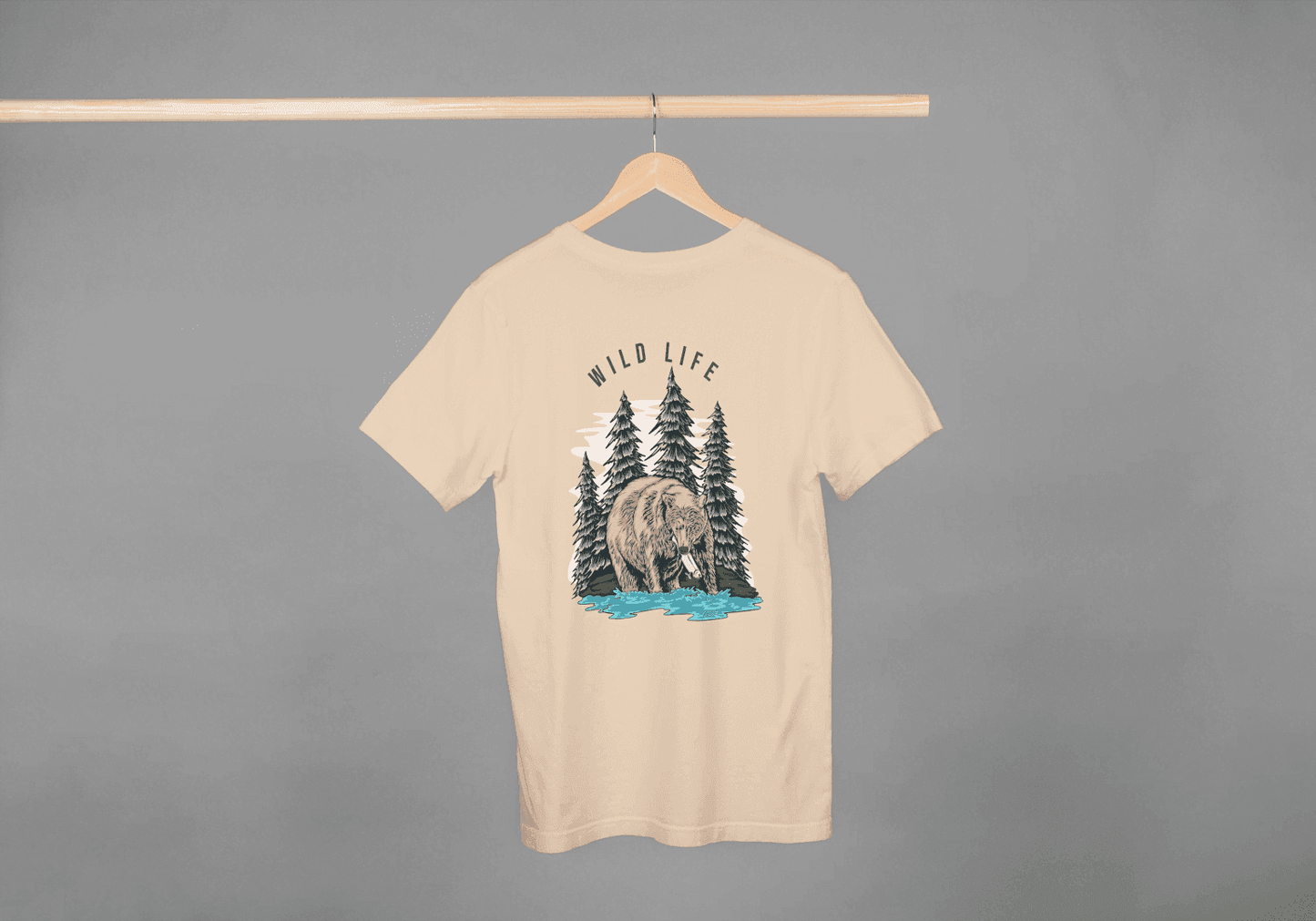 Wild Life Bear & Forest: Nature Explorer Tee - Essentia Attire