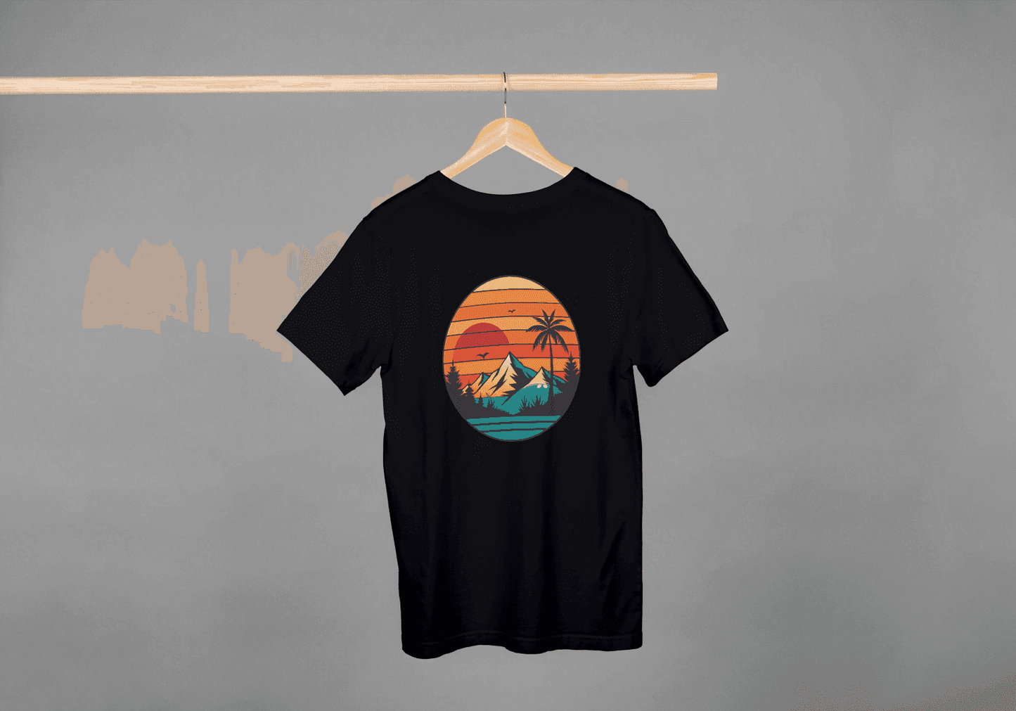 Multi-Landscape Sunset: Nature Lover's Graphic Tee - Essentia Attire