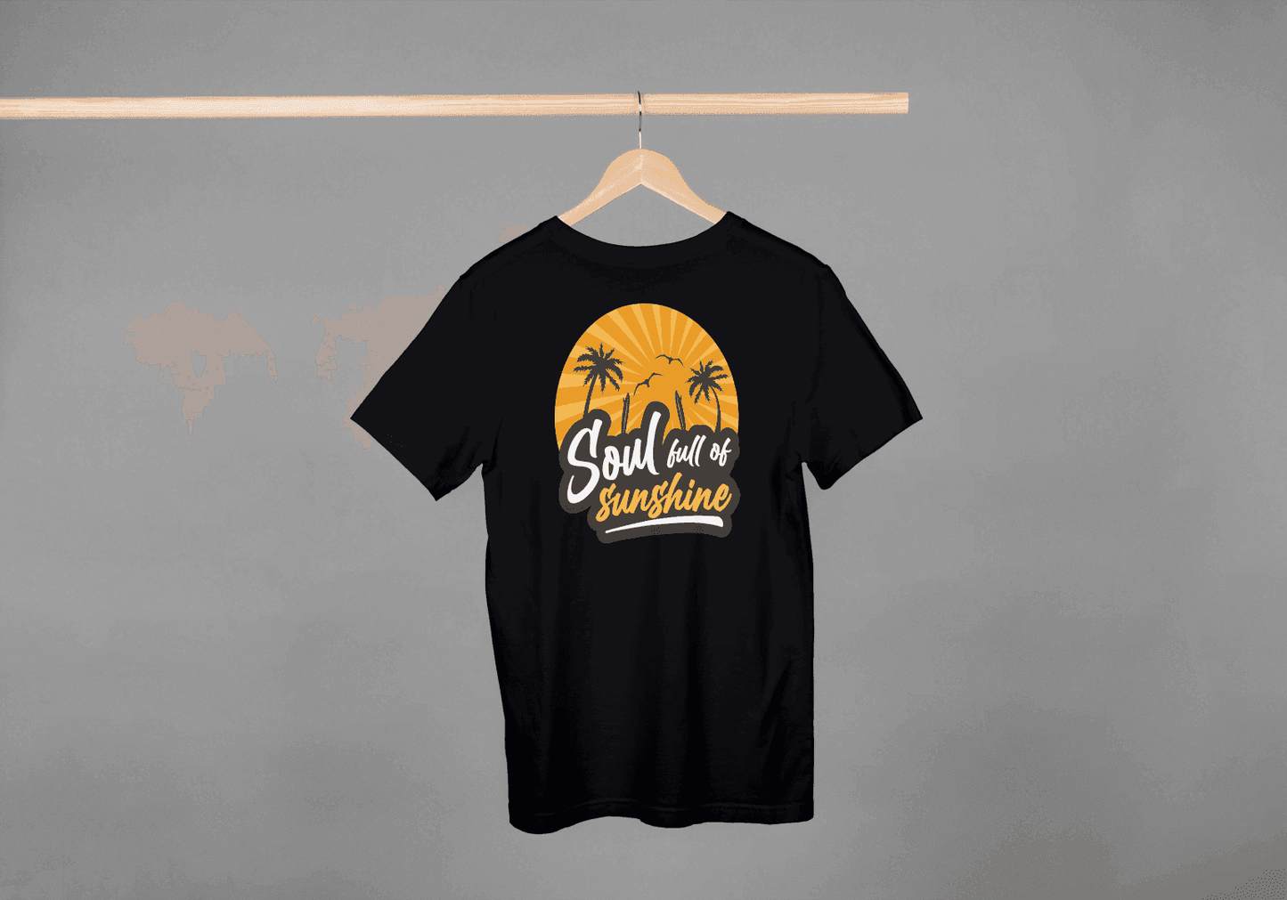 Soul Full of Sunshine: Tropical Sunset Beach Tee - Essentia Attire