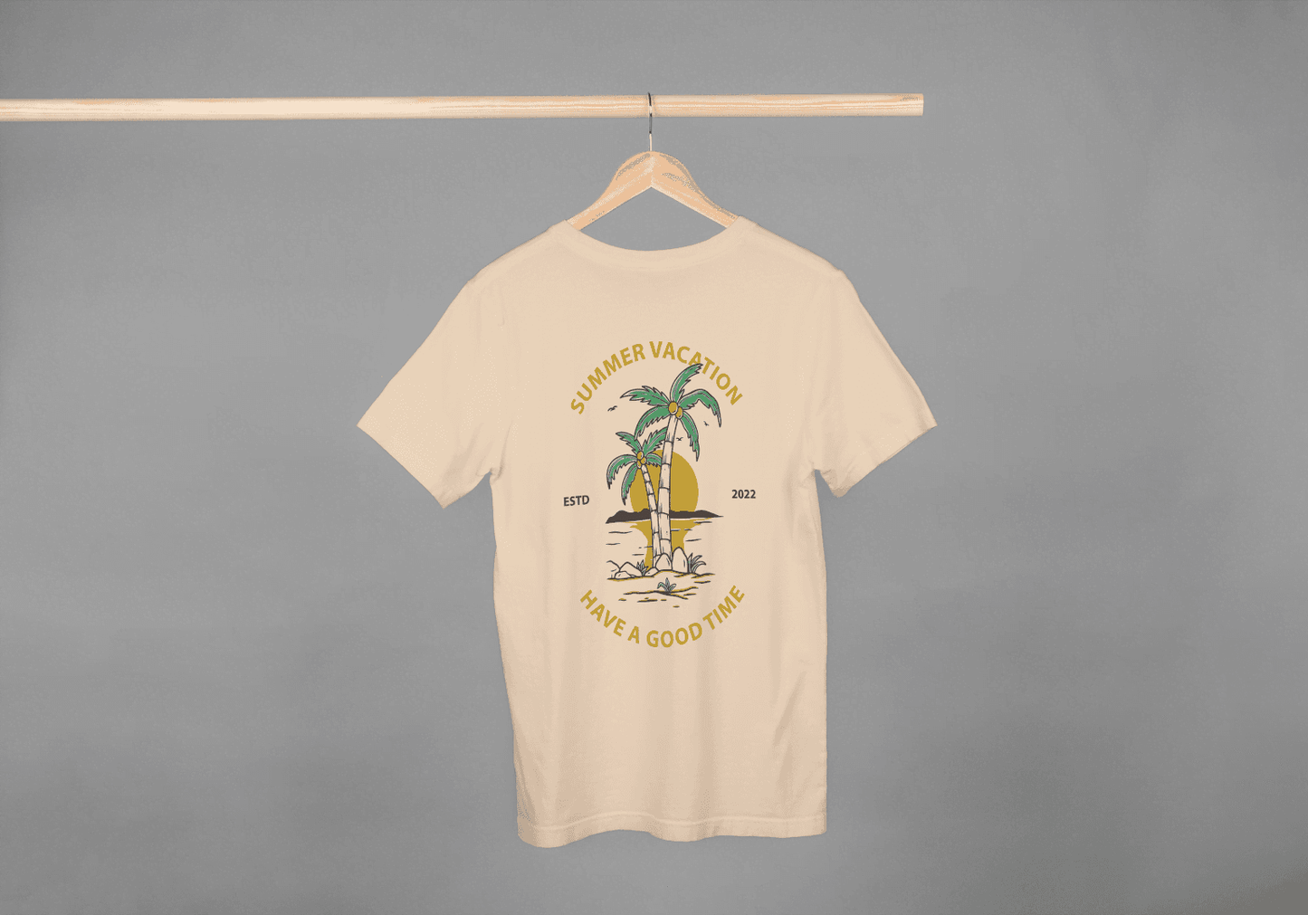 Summer Vacation "Have a Good Time": Tropical Island Tee - Essentia Attire