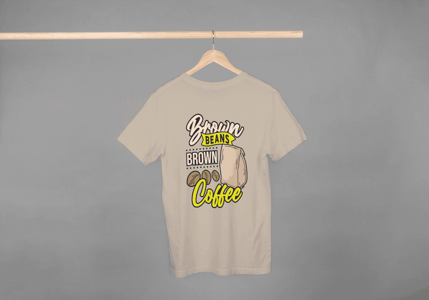 Brown Beans Brown Coffee: Coffee Lover Graphic Tee - Essentia Attire