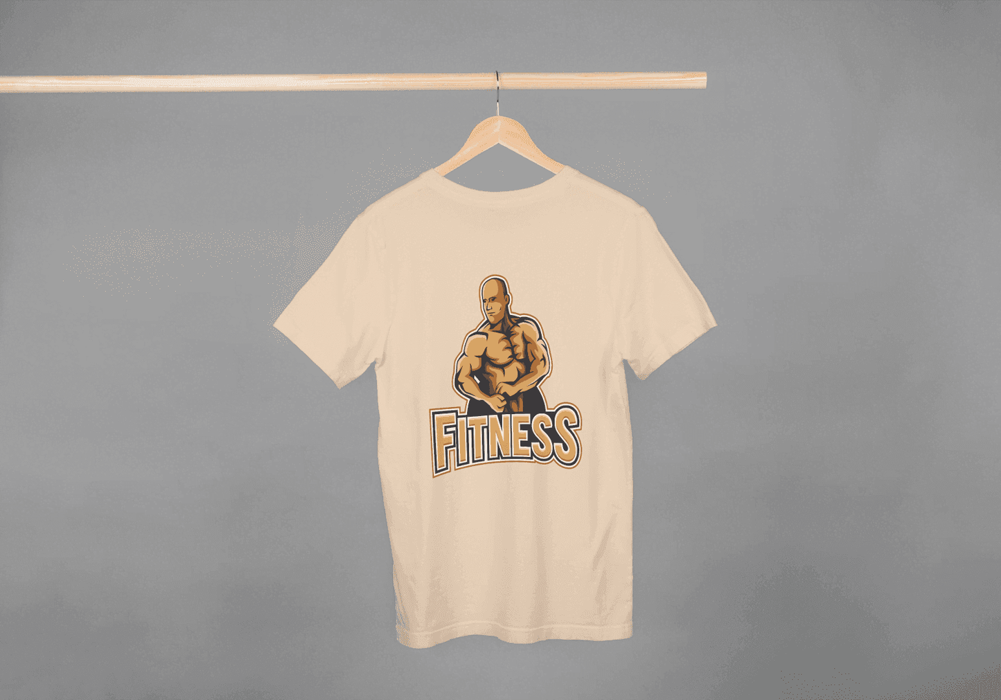 Men's Fitness Bodybuilder: Gym Motivation Tee - Essentia Attire