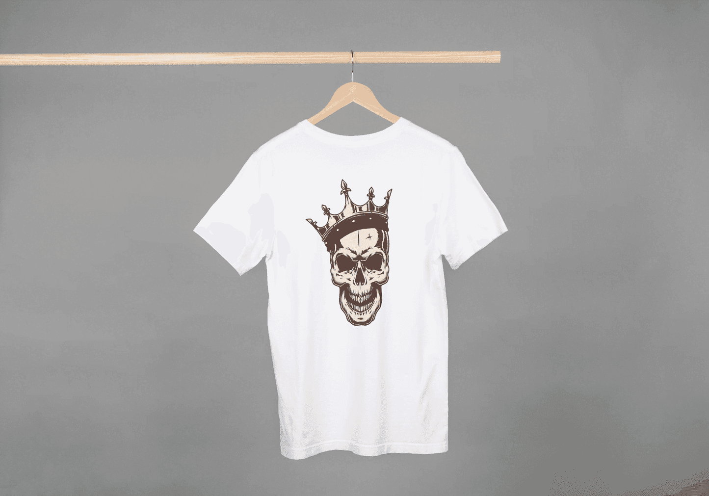 King Skull: Crowned Skull Graphic Tee - Essentia Attire