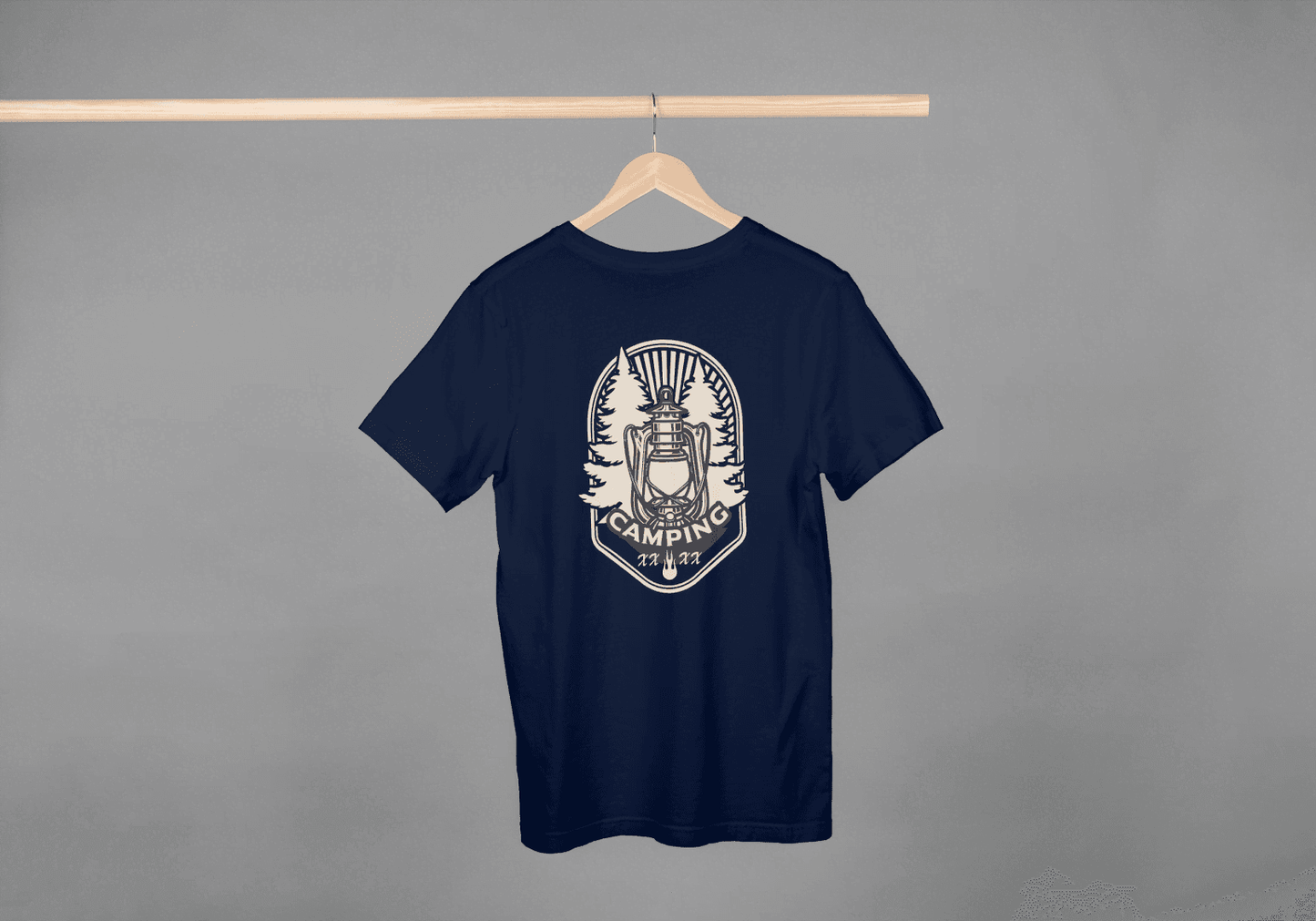Vintage Camping Lantern: 1993 Outdoor Adventure Tee - Essentia Attire