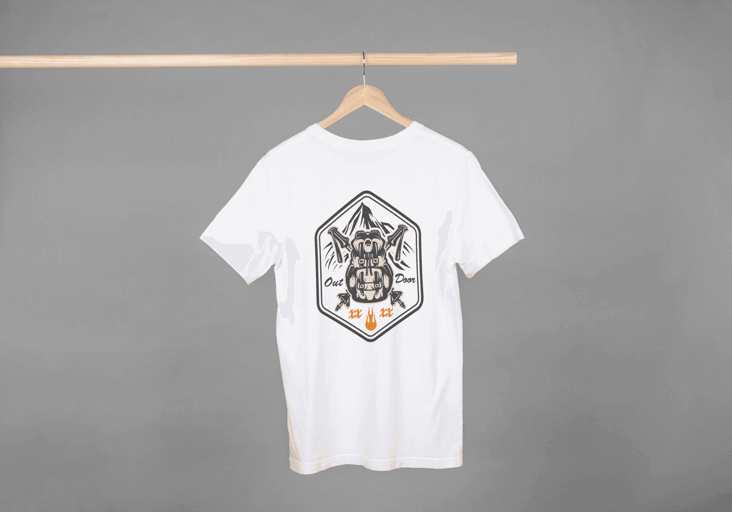 Outdoor Gear Skull: Extreme Adventure Emblem Tee - Essentia Attire
