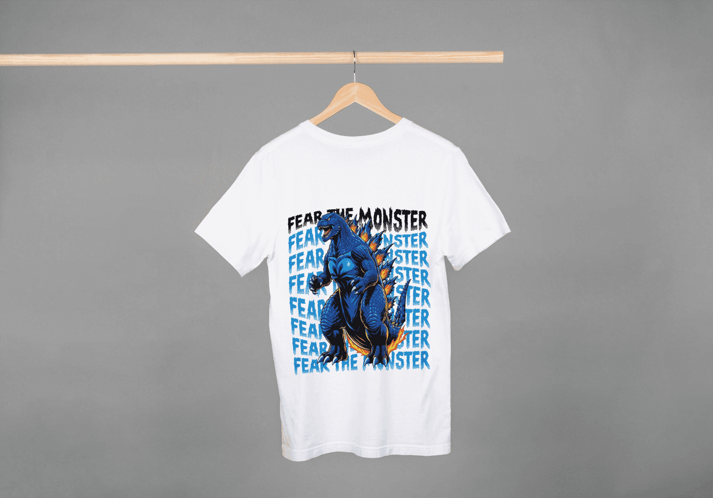 Fear The Monster Kaiju: Giant Monster Atomic Power Tee - Essentia Attire