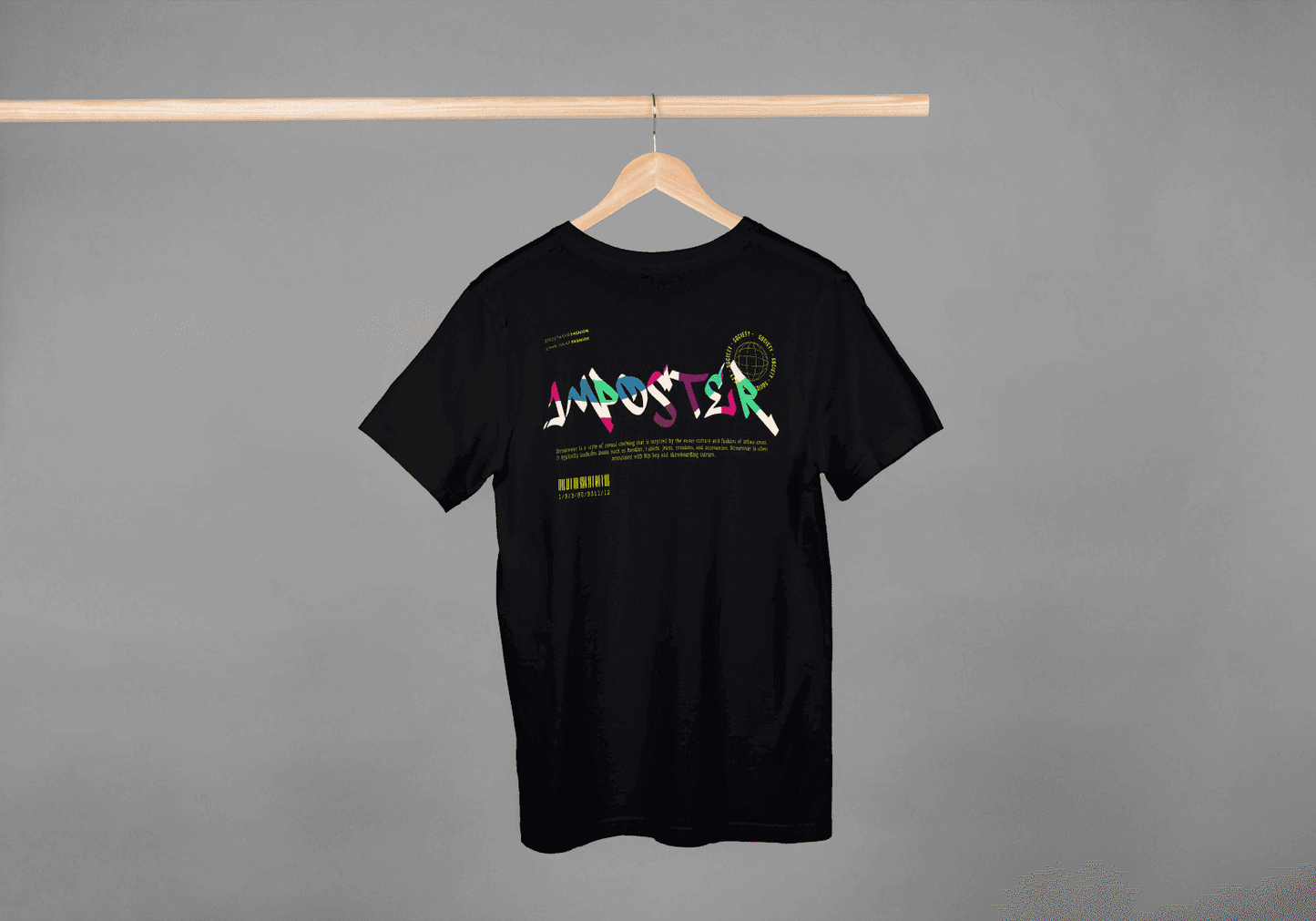 Abstract Glitch Art: Masterpiece Graphic Tee - Essentia Attire