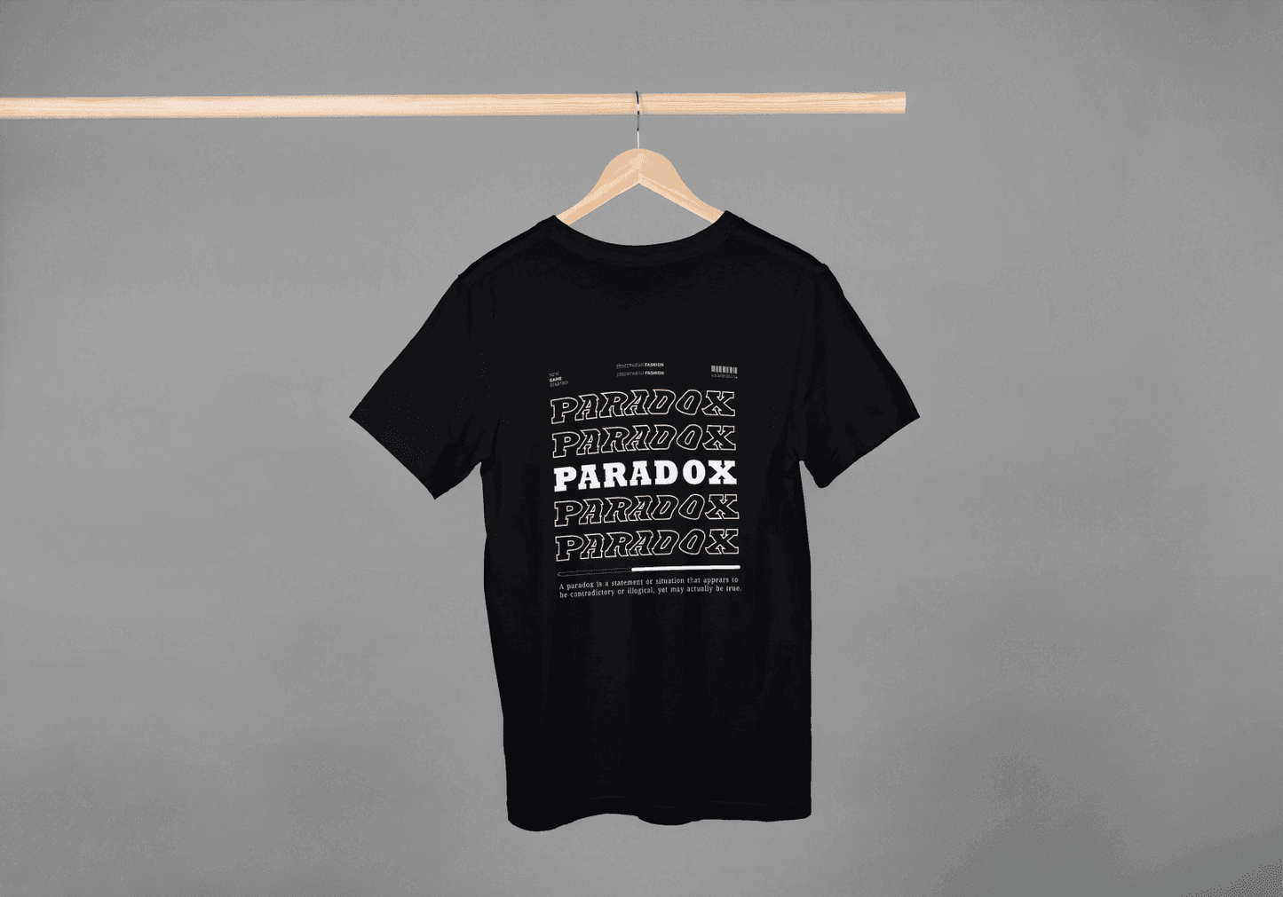 Paradox Statement: Philosophical Graphic Tee - Essentia Attire