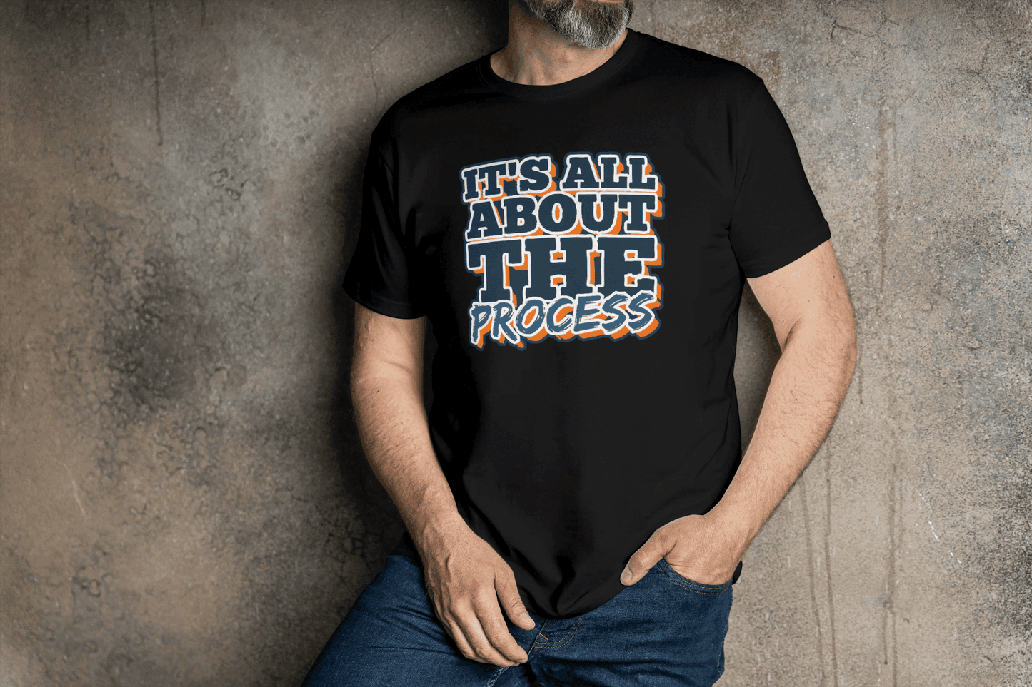 It's All About The Process: Motivational T-Shirt - Essentia Attire