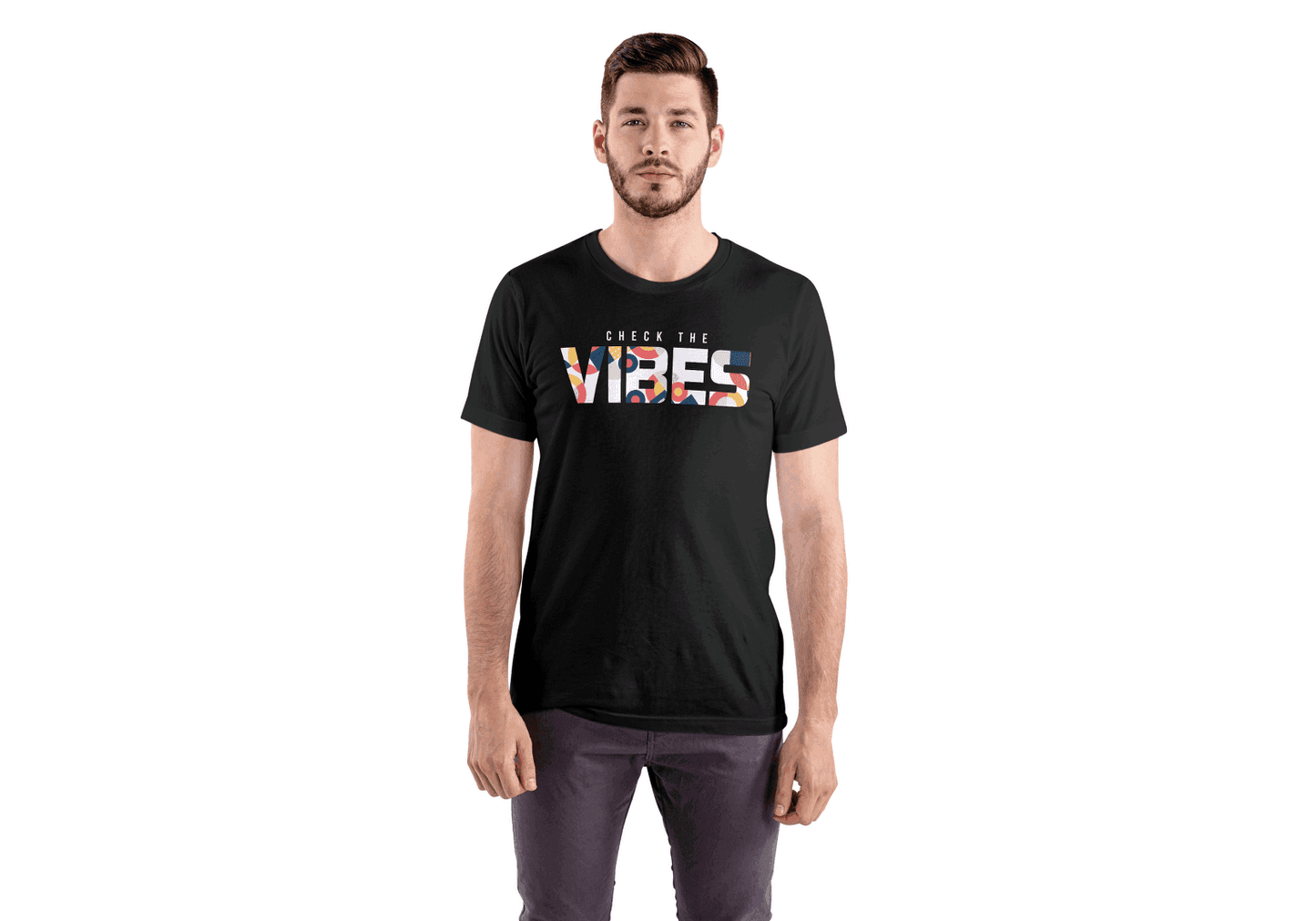 Check The Vibes: Positive Energy Graphic Tee - Essentia Attire