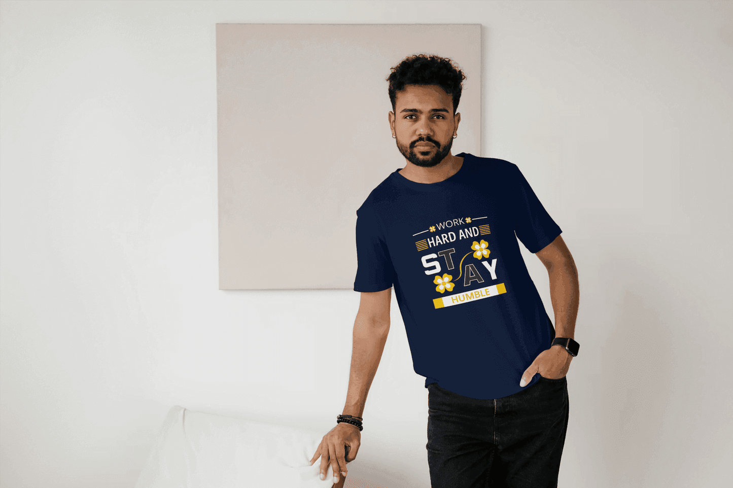 Work Hard Stay Humble Motivational: Perseverance Tee - Essentia Attire