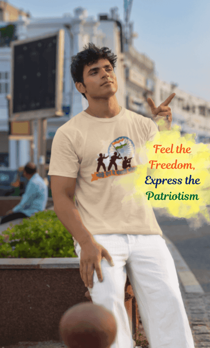 Indian Army Tribute: Jai Hind Salute Graphic T-shirt - Essentia Attire