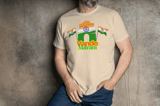 Vande Mataram Slogan | Patriot Art Unisex Tee - Essentia Attire