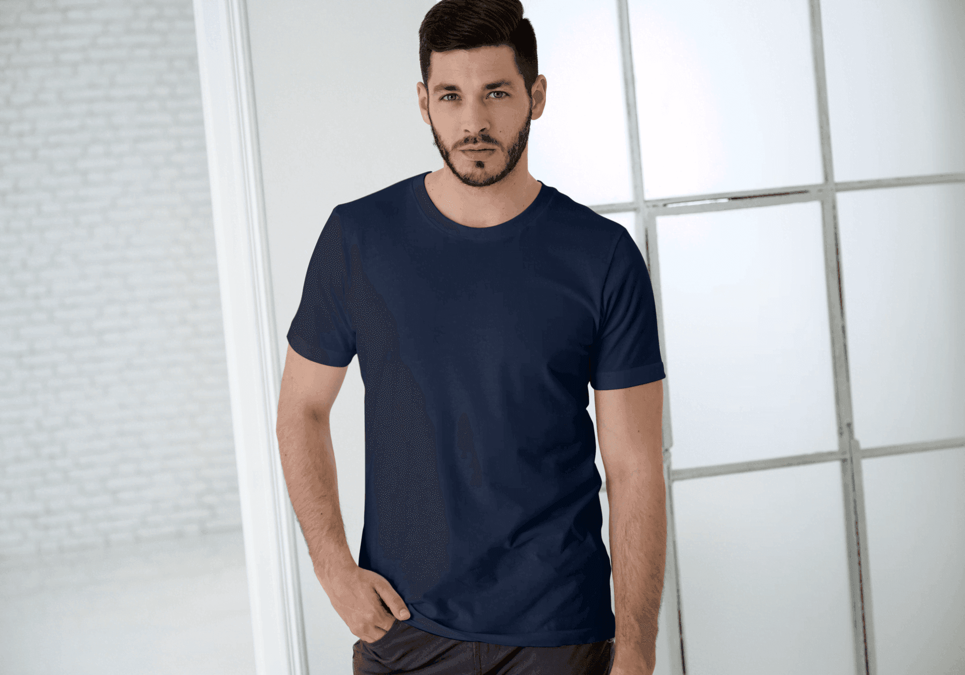 Red/Black/Blue Trio Pack of Plain Regular Half-Sleeve: Unisex T-Shirt - Essentia Attire