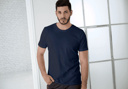 Red/Black/Blue Trio Pack of Plain Regular Half-Sleeve: Unisex T-Shirt - Essentia Attire