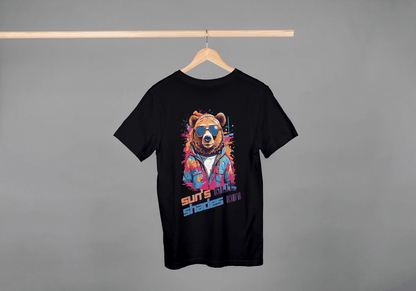 Sun's Out Shades On Bear Tee - Essentia Attire