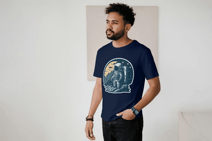 Astronaut Moon Landing T-Shirt - Space Exploration Graphic Tee - Essentia Attire