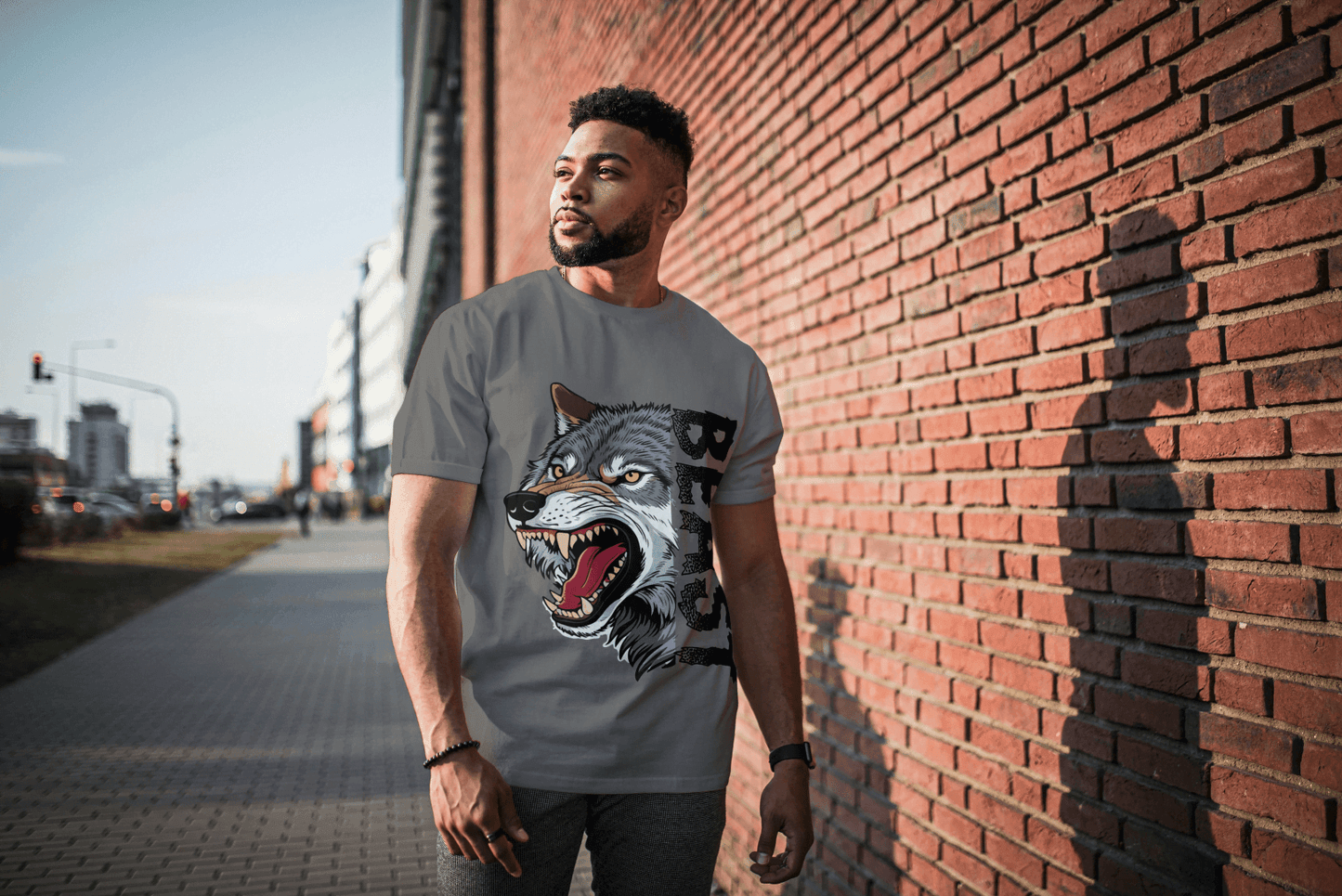Wolf Beast: Animal Spirit Bold Tee - Essentia Attire