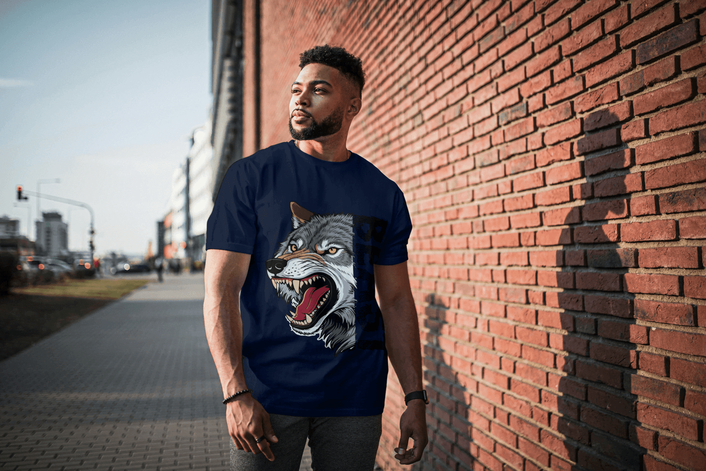 Wolf Beast: Animal Spirit Bold Tee - Essentia Attire