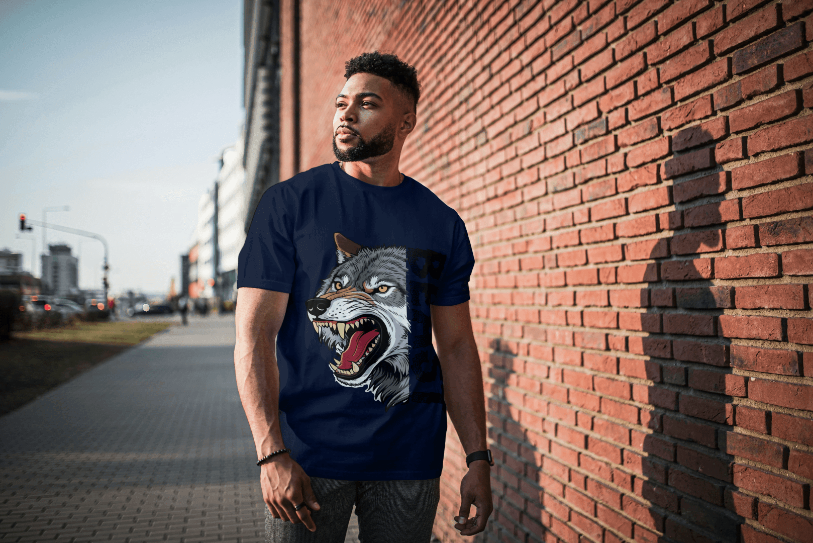 Wolf Beast: Animal Spirit Bold Tee - Essentia Attire