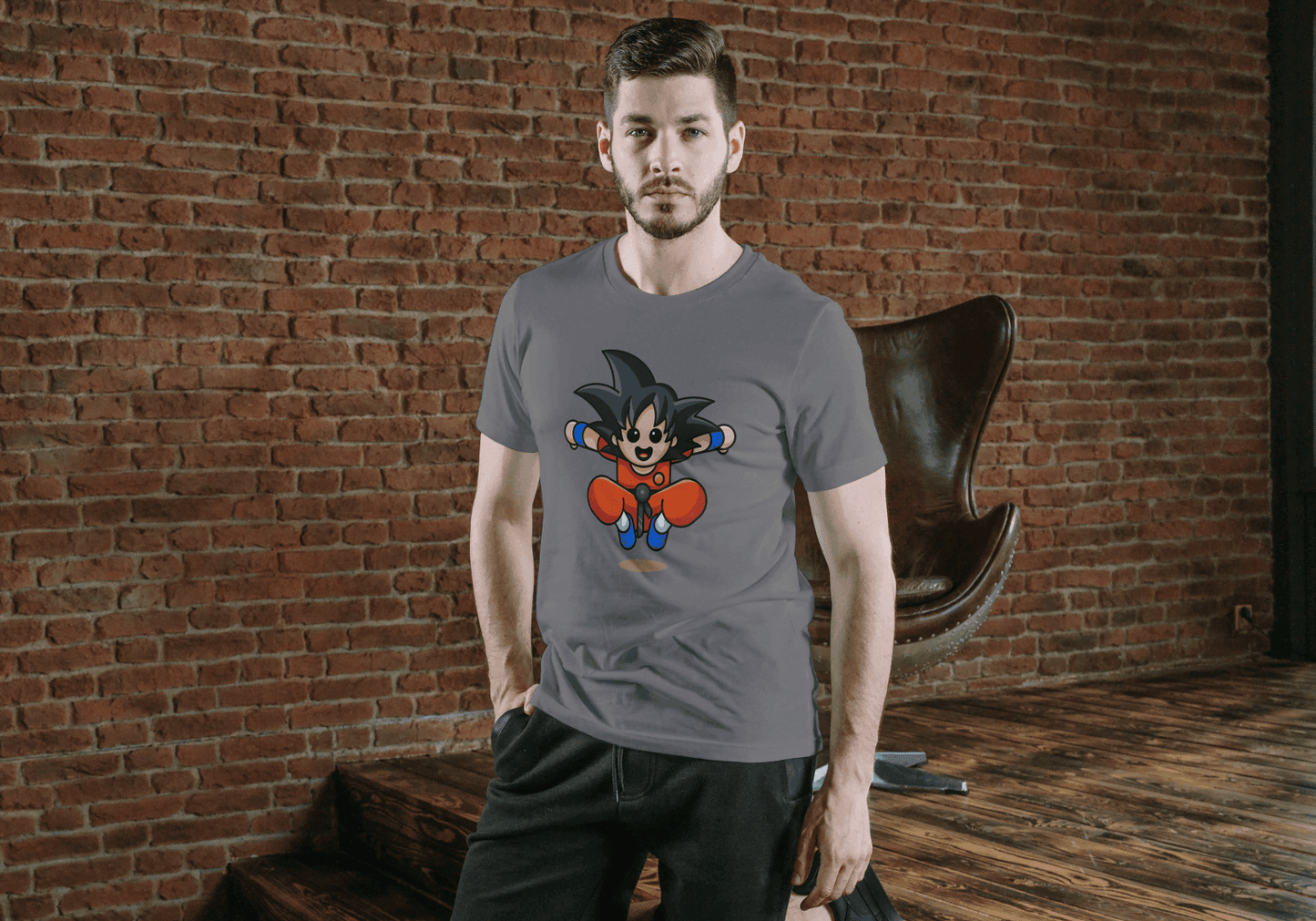 Cute Chibi Goku: Dragon Ball Z Anime - Essentia Attire