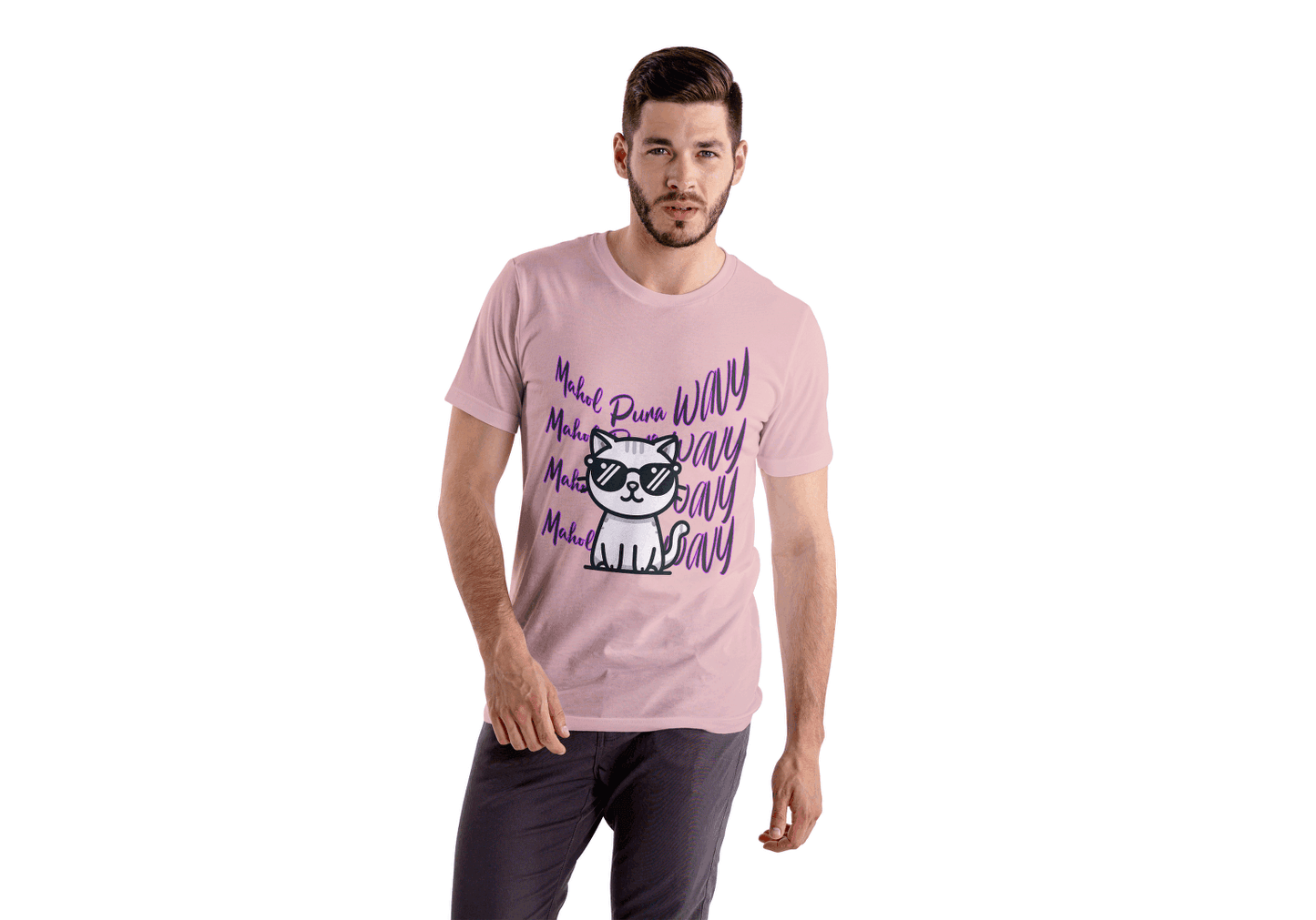 Mahol Pura Wavy: Cool Cat Tee - Essentia Attire