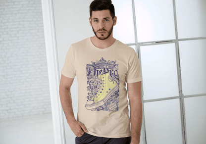 Crowned Sneaker Graphic: Retro Kickz King - Essentia Attire