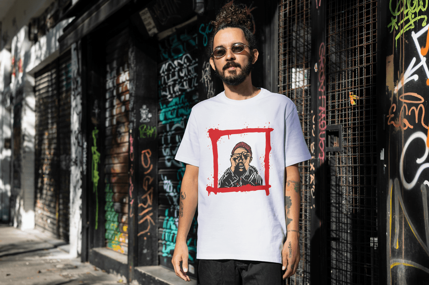Funny Shocked Face Tee: Caught Off Guard - Essentia Attire
