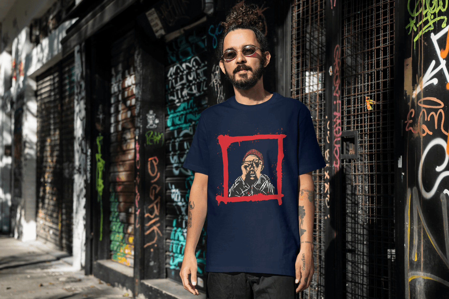 Funny Shocked Face Tee: Caught Off Guard - Essentia Attire
