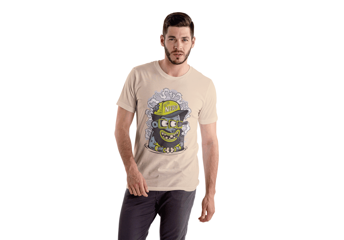 Steampunk Nerd Creature: Artistic Monster Tee - Essentia Attire