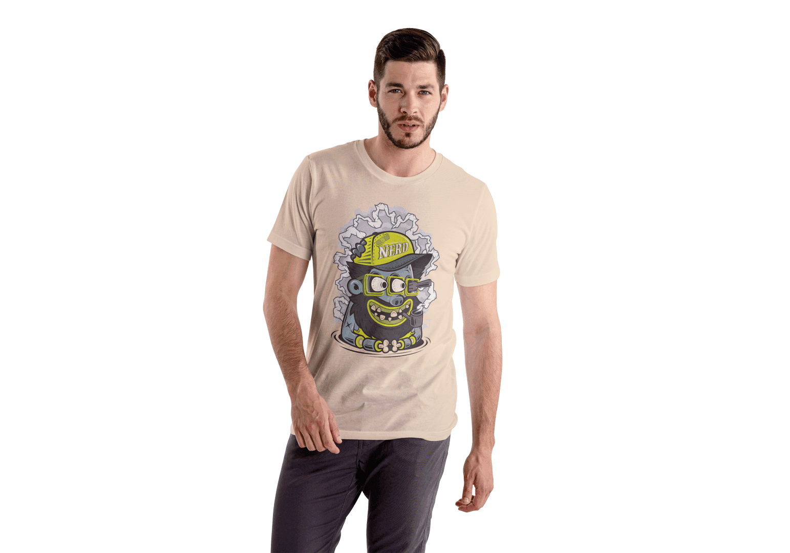 Steampunk Nerd Creature: Artistic Monster Tee - Essentia Attire