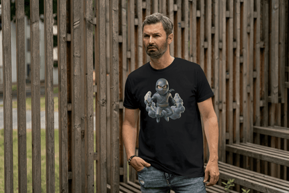 Cute Ninja Warrior: Cartoon Stealth Fighter Tee - Essentia Attire