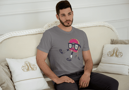 Rebellious Donut with Cigarette: Unique Artistic Design - Essentia Attire