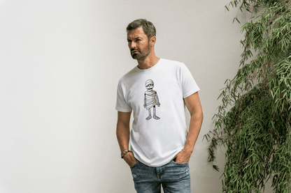 Cute Cartoon Mummy: Glowing Eye Mummy Tee - Essentia Attire